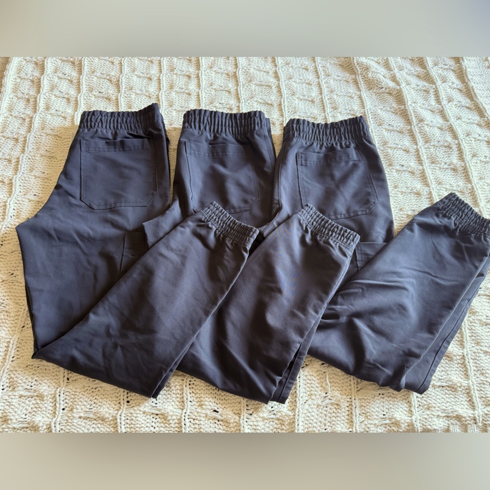 Pewter Gray Scrub Pants